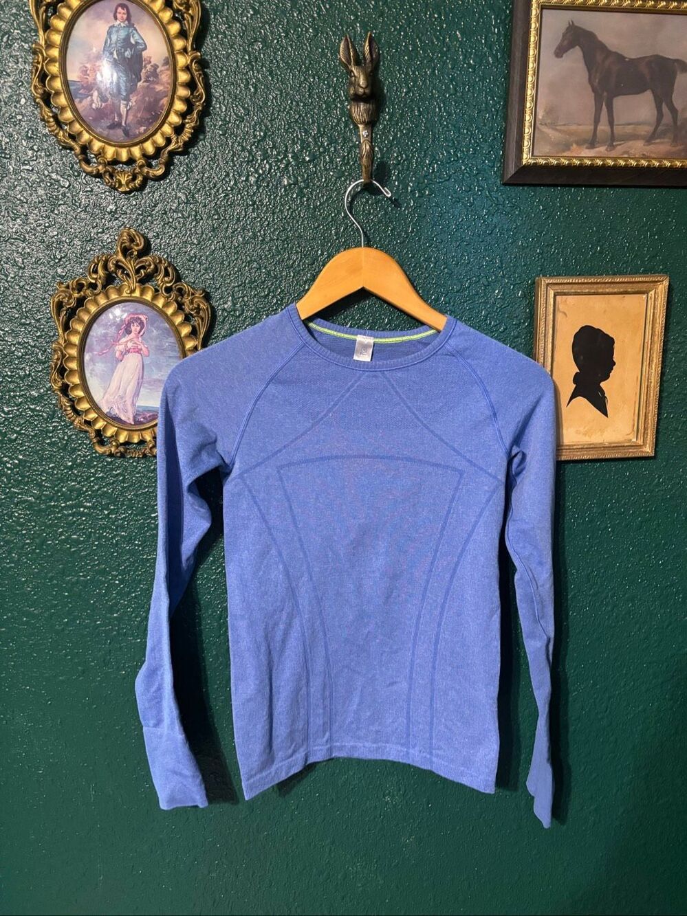 Ivivva Girls Long Sleeve Top Size 12 by Lululemon Swiftly Blue